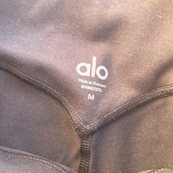 ALO YOGA Women's Airbrush High-Waist Highlight Goddess Legging Size M In Black - Picture 6 of 8